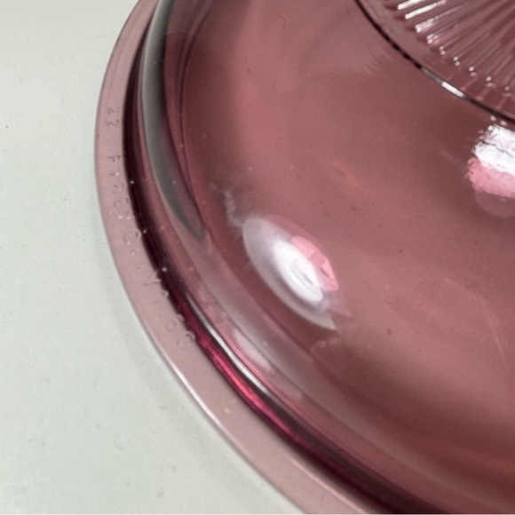 Pyrex Vision V1 5C cranberry  replacement vented lid - Picture 4 of 7